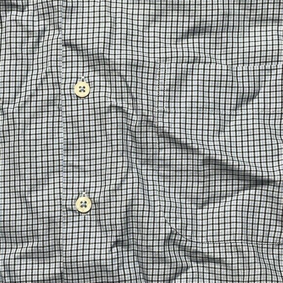 Peter Millar Long‎ Sleeve Dress Shirt Check 100% Cotton Blue Men’s Size Large - Picture 2 of 7